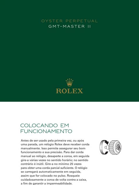 rolex gmt master manual pdf